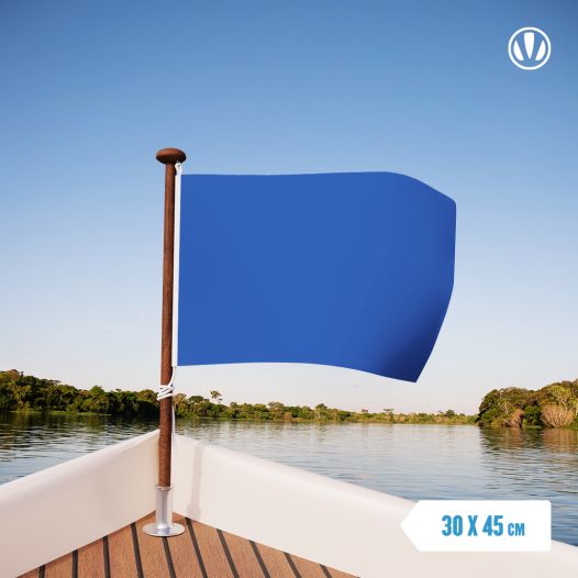 Blauwe vlag 30x45cm