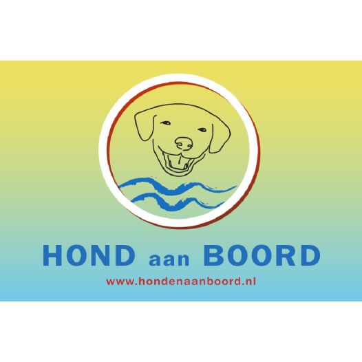 Hond aan Boord vlag 30x45cm