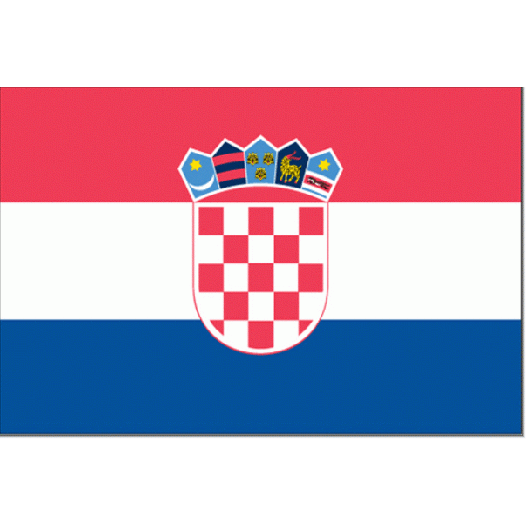 Vlag Kroatië 30x45cm