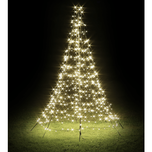 Kerstboom Vlaggenmast Led verlichting 6 meter