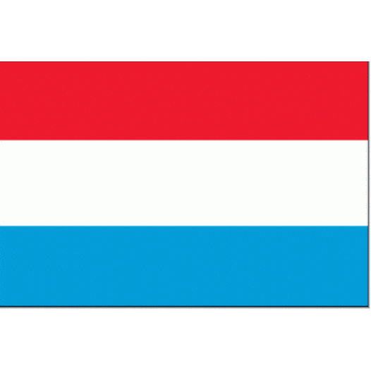 Vlag Luxemburg 30x45cm