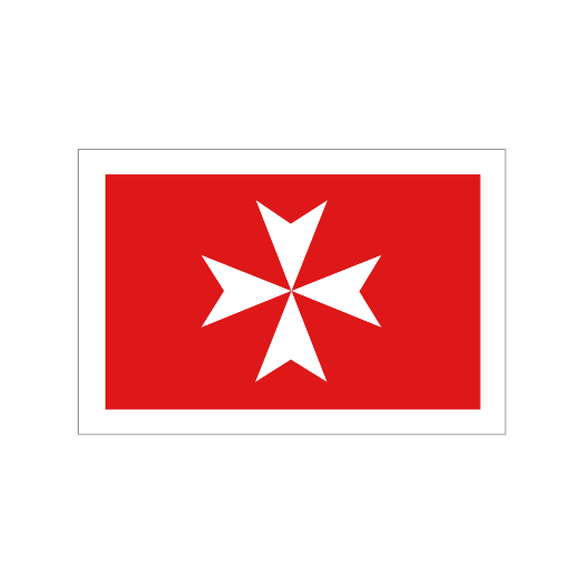 Vlag Malta Koopvaardij 100x150 - Spunpoly