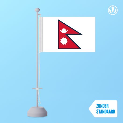 Tafelvlag Nepal 10x15cm