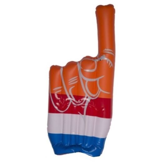 Opblaasbare hand Oranje