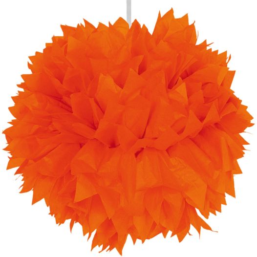 Oranje Pompom - 30cm