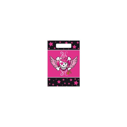 Uitdeelzakjes Pirate Girl 8 stuks