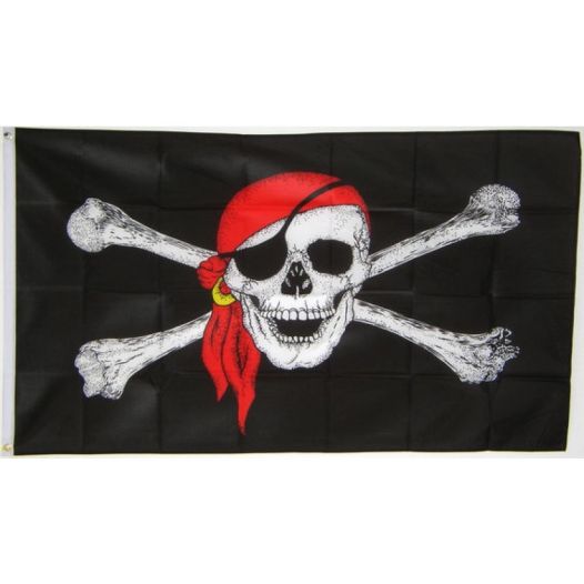 Piratenvlag XXL 150x240cm best value