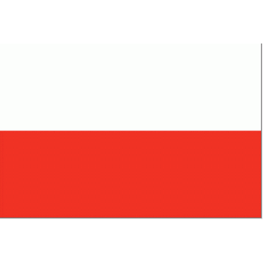 Vlag Polen 30x45cm