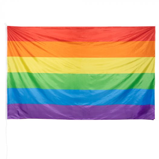 Regenboogvlag balkonvlag 200x300cm - Best Value