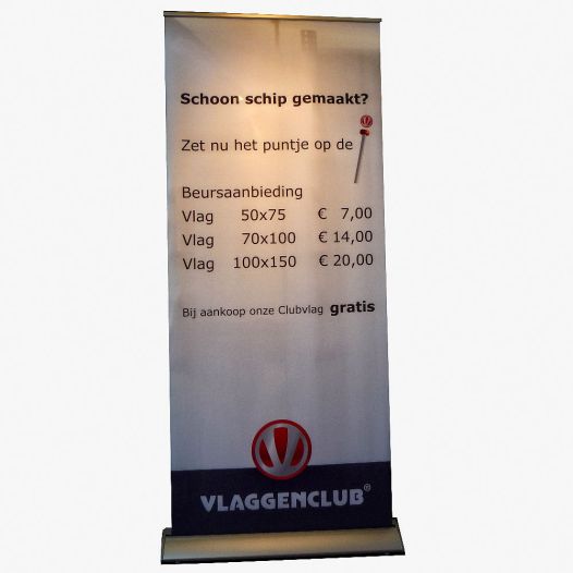 Roll-up banner - 200x85cm | Op maat bedrukken