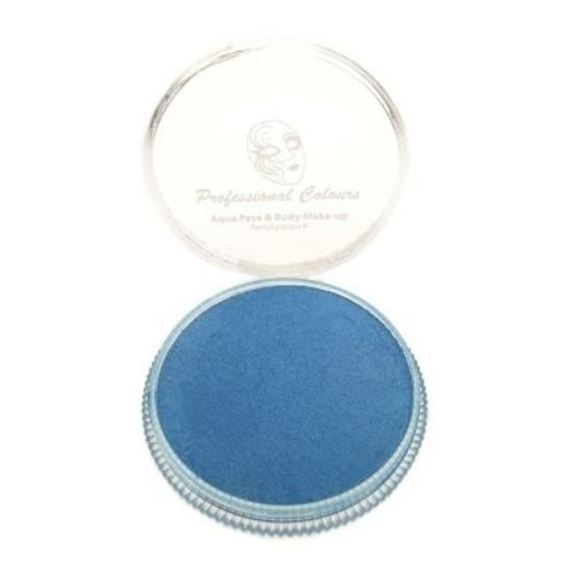 Schmink Parelmoer blauw 30 gram