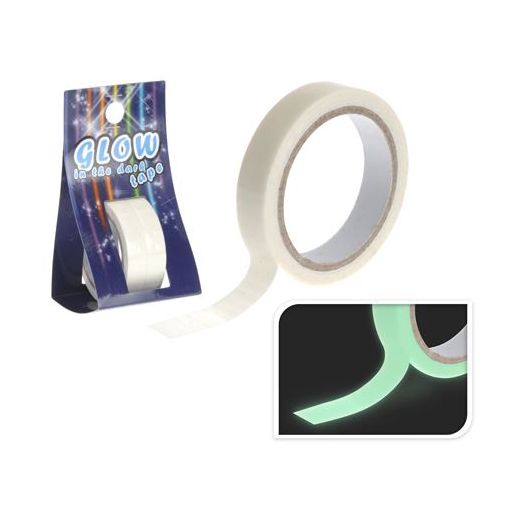 Glow in the dark Tape 10mm, 2 stuks