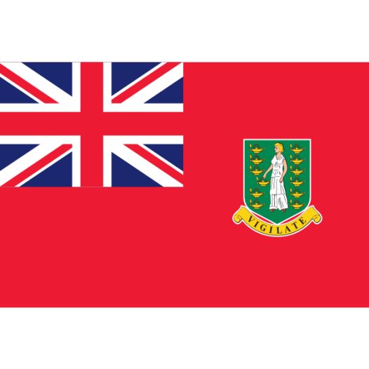 Vlag Britse Maagden eilanden 70x100cm - Koopvaardijvlag