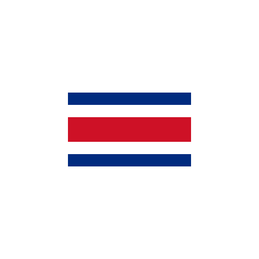 vlag Costa Rica 50x75cm