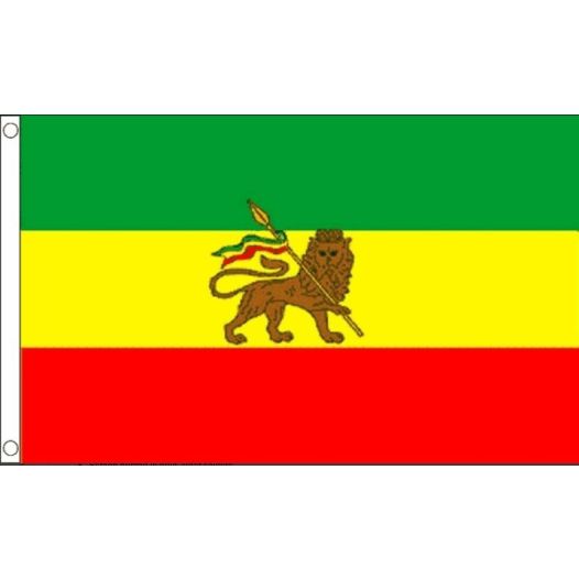 Vlag Ethiopië met Leeuw 60x90cm | Best value