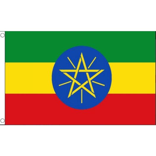 Vlag Ethiopië 60x90cm | Best value