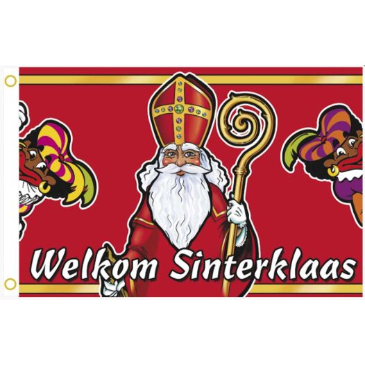 Vlag Welkom Sinterklaas 60x90