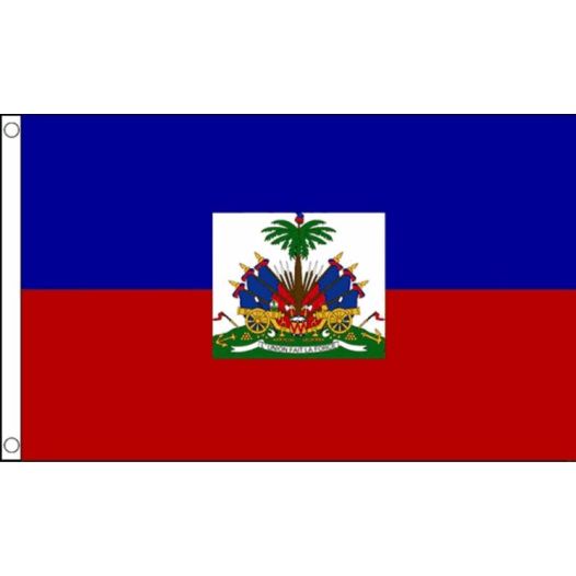 Vlag Haïti met wapen 60x90cm | Best value