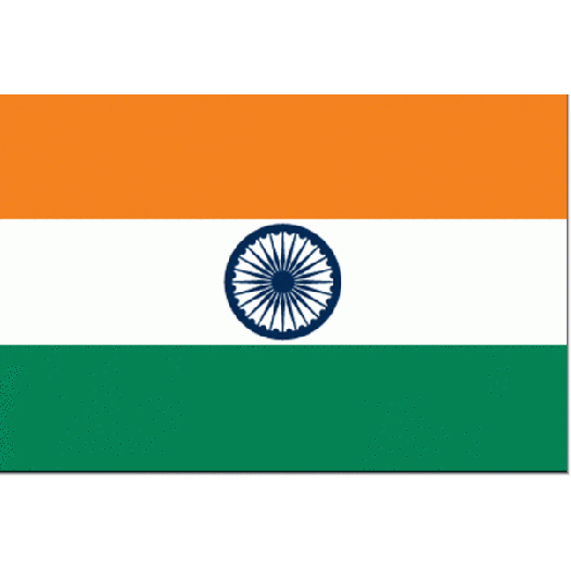 Vlag India 30x45cm