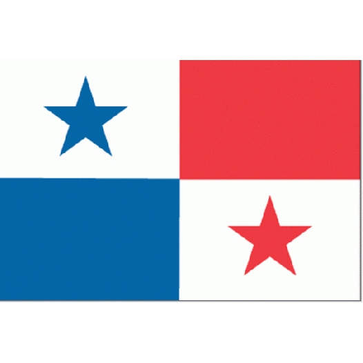 vlag Panama 30x45cm