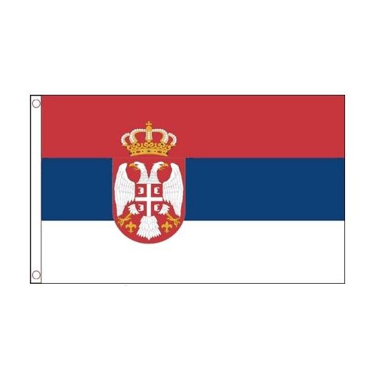 Vlag Servie met wapen 90x150cm | Best Value