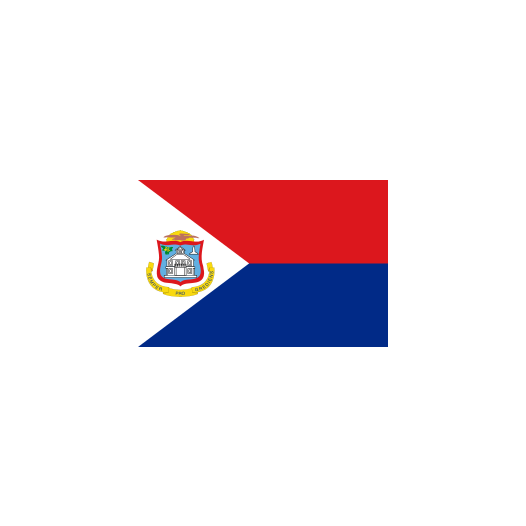 vlag Sint Maarten 50x75cm - Spunpoly