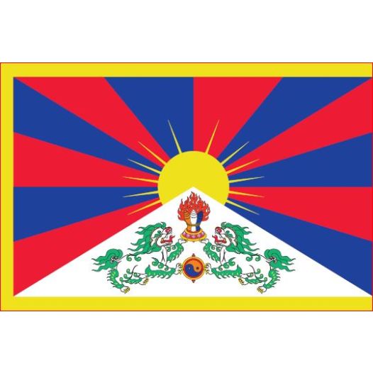 Vlag Tibet 70x100cm