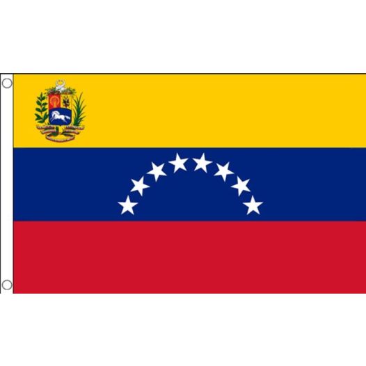 Vlag Venezuela met wapen 60x90cm | Best value