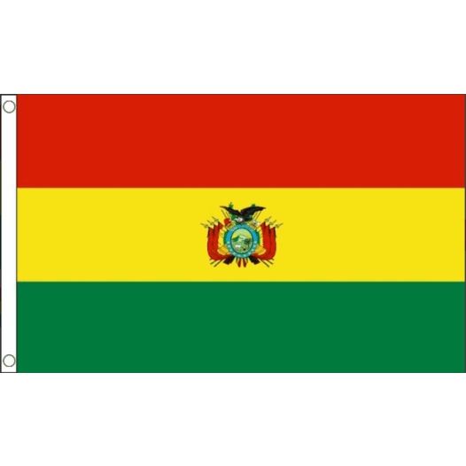 Vlag Bolivia met wapen 60x90cm | Best value