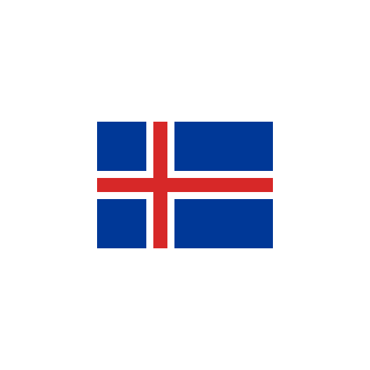 Vlag IJsland 90x150cm | Best Value