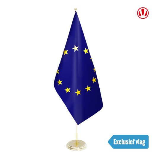 vlag standaard enkel - luxe Goud