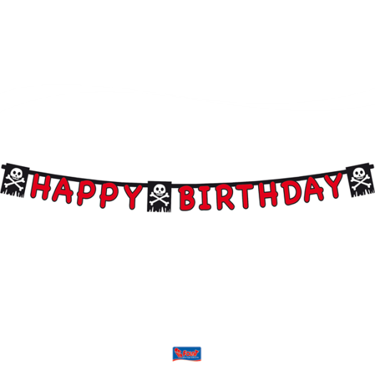 Letterslinger Happy Birthday - Piraten