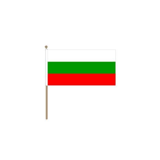 Zwaaivlag Bulgarije 15x22cm | Stof