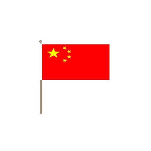 Zwaaivlag China 30x45cm | stof