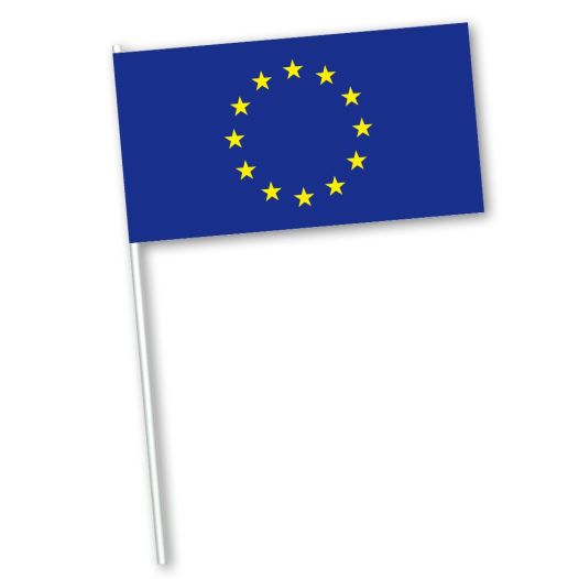 Zwaaivlag Europese Unie 30x45cm | stof