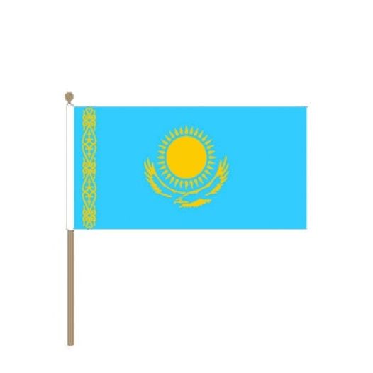 Zwaaivlag Kazachstan 30x45cm | stof