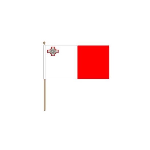 Zwaaivlag Malta 30x45cm | stof