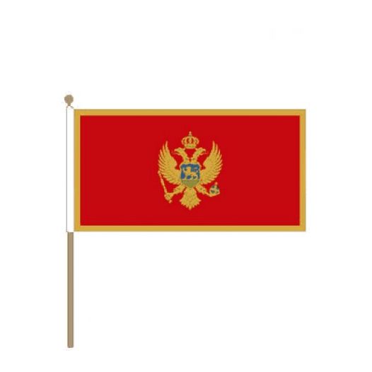 Zwaaivlag Montenegro 15x22,5cm | stof