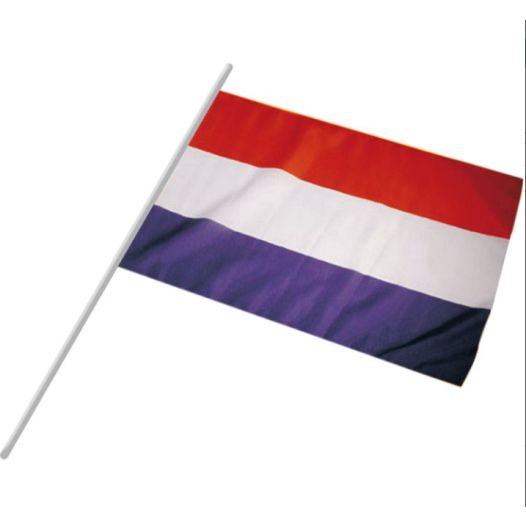 Zwaaivlag Nederland 50x75cm