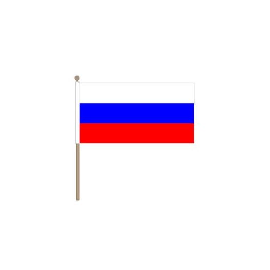 Zwaaivlag Rusland 30x45cm | stof