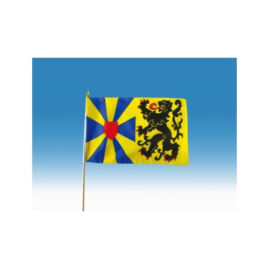 Zwaaivlag West Vlaanderen 30x45cm