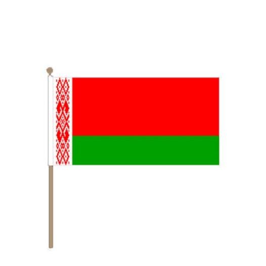 Zwaaivlag Wit Rusland - Officieel 30x45cm | stof