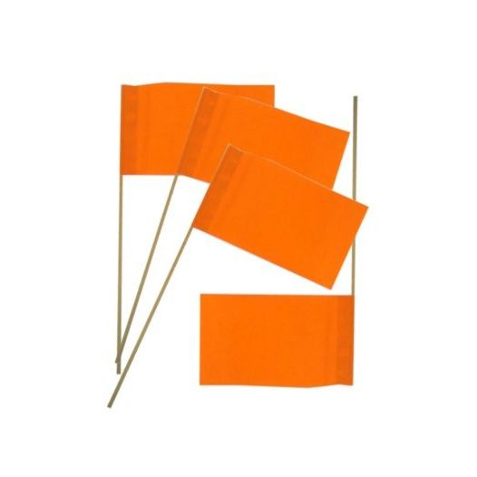 Oranje zwaaivlaggetjes - Papier | 50 stuks