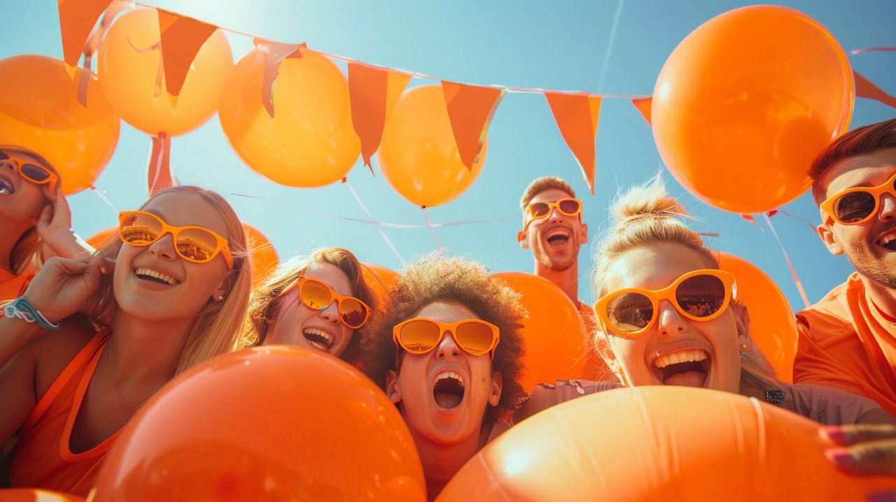 Waarom oranje op Koningsdag?